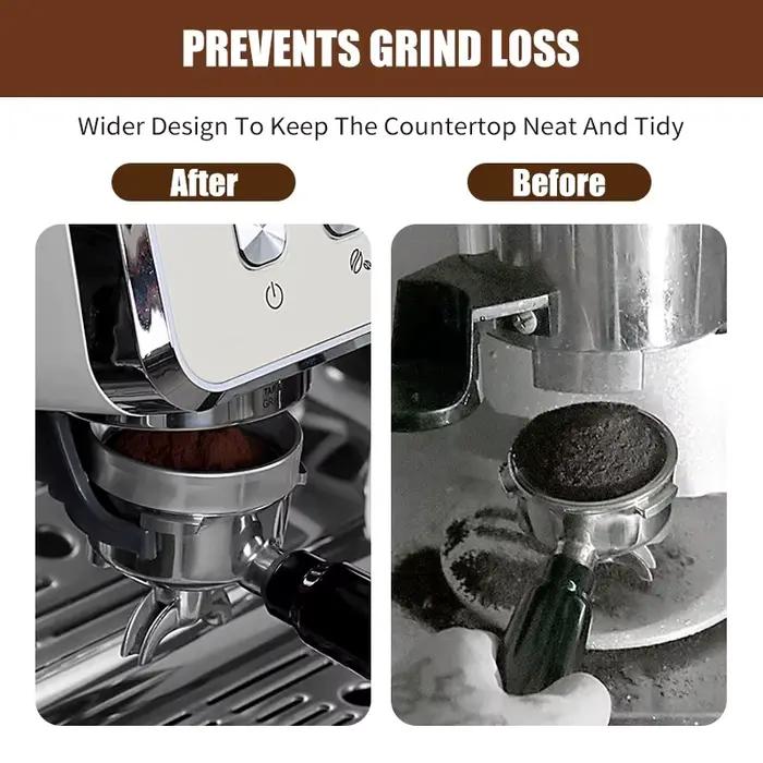 Anneau de dosage magnétique pour café expresso, entonnoir pour Delonghi Breville Portafilter, access