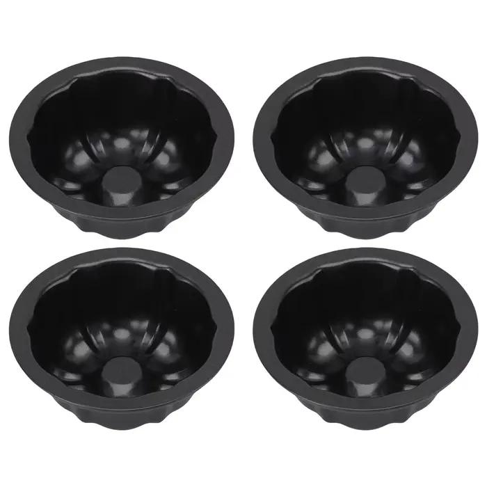 Mini moule à Flan rond pour la cuisson du pouding, antiadhésif, 4 pouces, moules à gâteaux citrouill