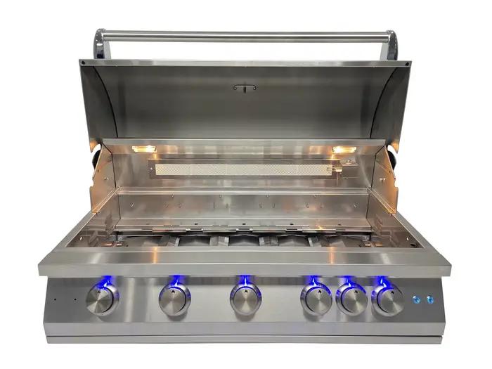 Barbecue de cuisine extérieure Airo de haute qualité, premium, en acier inoxydable 304, 3 brûleurs,