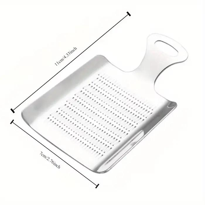 Râpe à ail et gingembre en acier inoxydable, accessoire de cuisine pour la préparation des aliments,