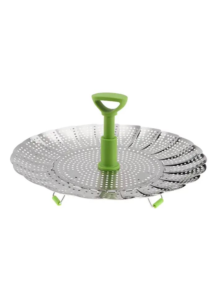 Panier à vapeur pour légumes pour la cuisson des aliments, panier à vapeur végétarienne en acier ino