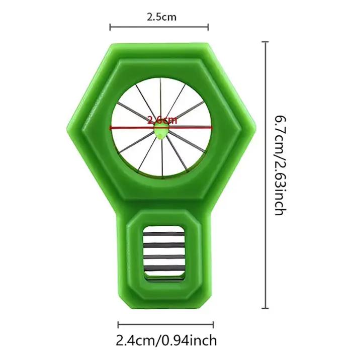 Trancheuse à oignons verts en acier inoxydable, trancheuse à échalotes, gadget de cuisine pour la fi