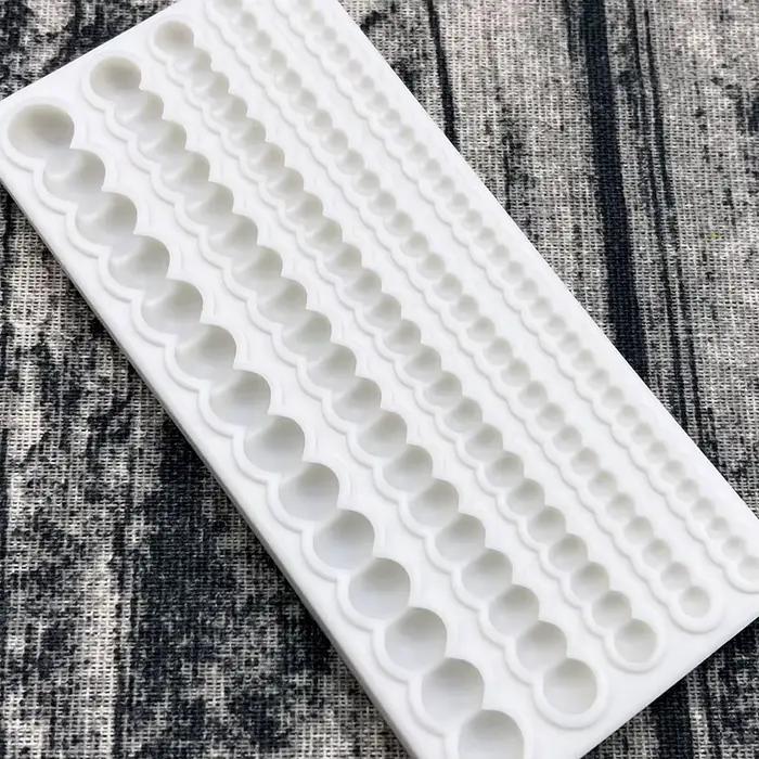 Moule en silicone effet perle pour sugarcraft, outils de résine, moule à cupcakes, outils de décorat