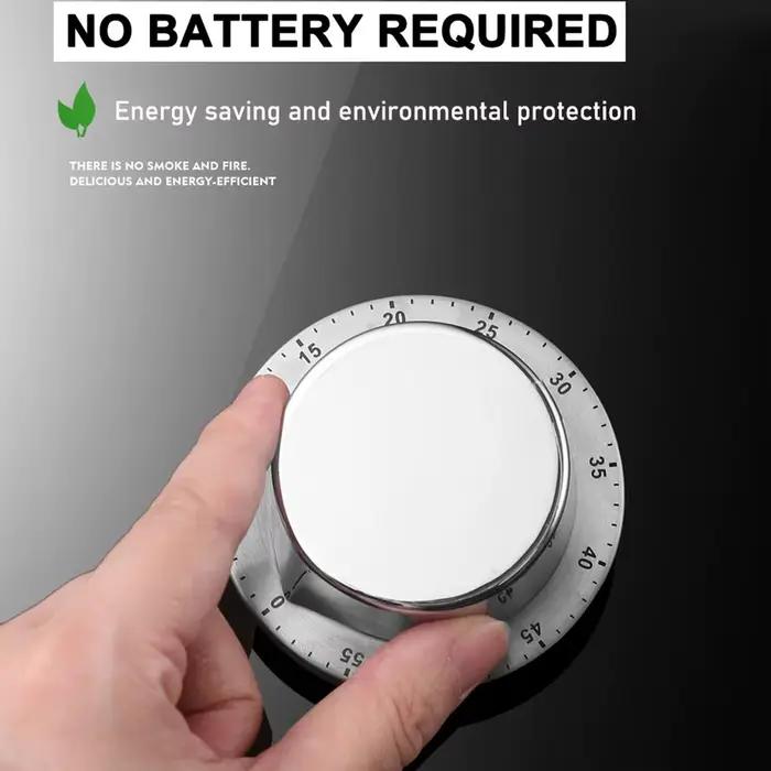 Minuterie ABS et acier inoxydable 2025, réveil mécanique, minuterie de cuisine, rappel de cuisson po