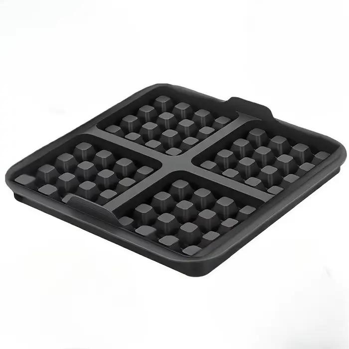Moule à gaufres carrées, plaque de cuisson antiadhésive pour friteuse à air, réutilisable pour gaufr