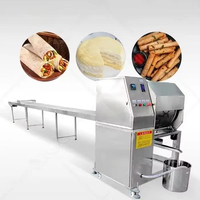 Machine à fabriquer des feuilles de pâtisserie, rouleau de printemps vietnamien, machine Injera trad