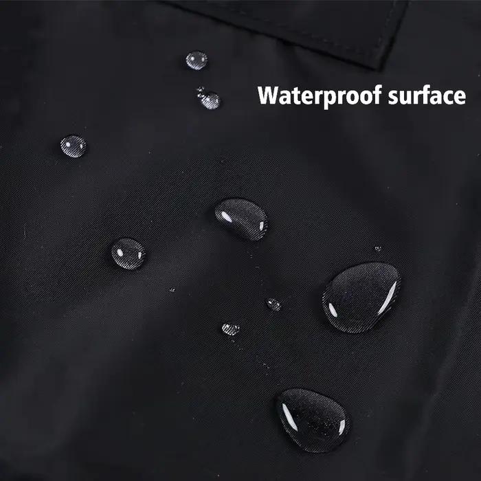 Nouveaux tabliers à la mode imperméable résistant à l'huile 2 sacs bavoirs café coiffeur fente globa