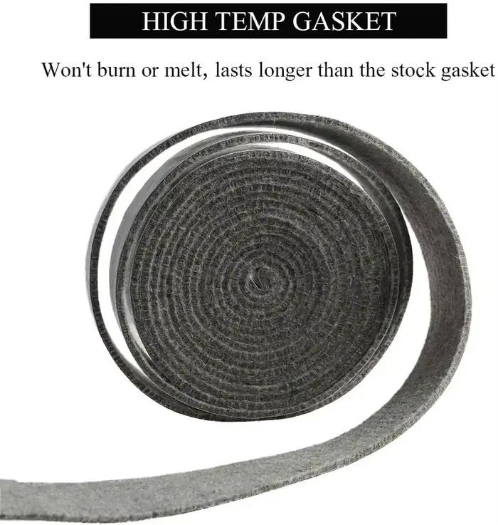 Joint de gril de remplacement pour barbecue Kamado, haute température, accessoires de joint pour fum