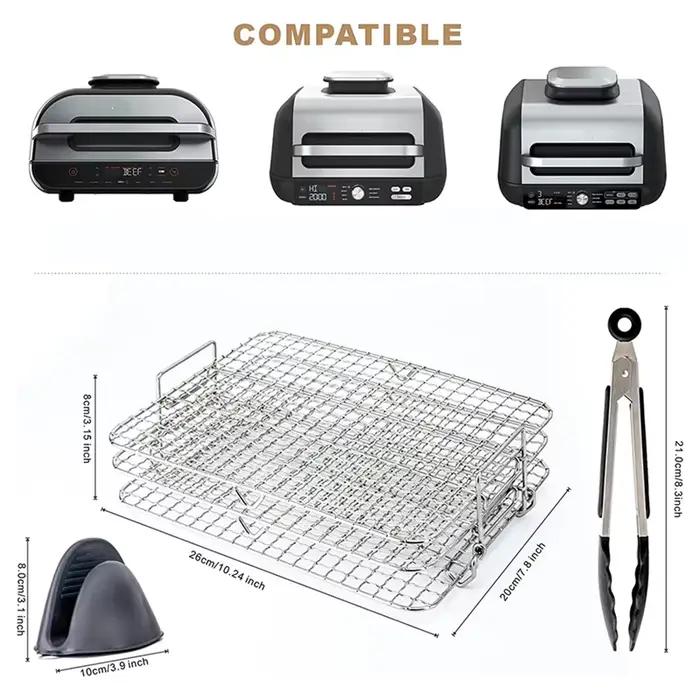 A25UAir support de friteuse pour friteuse à Air Ninja Foodi Grill XL, support de déshydrateur multic