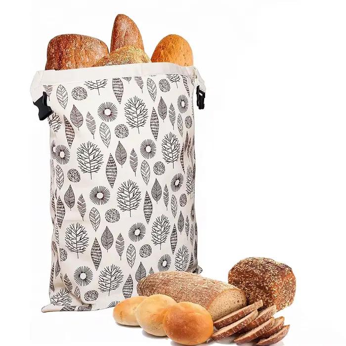 Sacs à pain au levain, sacs à pain en cire d'abeille réutilisables, grands sacs de stockage de pain