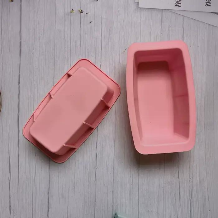 Mini moule à pain grillé en Silicone, poêle à gâteau rectangulaire, moule à gâteau au fromage, moule