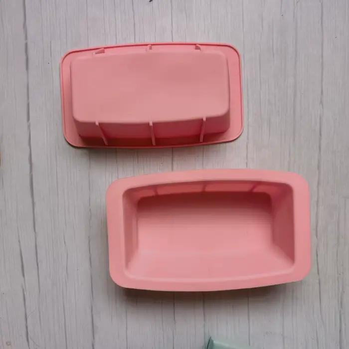 Mini moule à pain grillé en Silicone, poêle à gâteau rectangulaire, moule à gâteau au fromage, moule