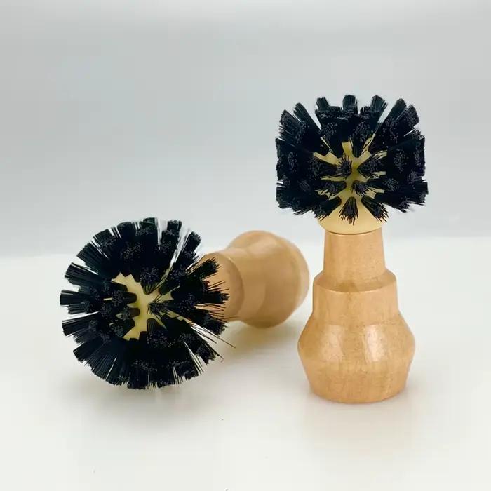 Nettoyeur de brosse à café en bois massif, panier porte-filtre, outils de dépoussiérage, accessoires
