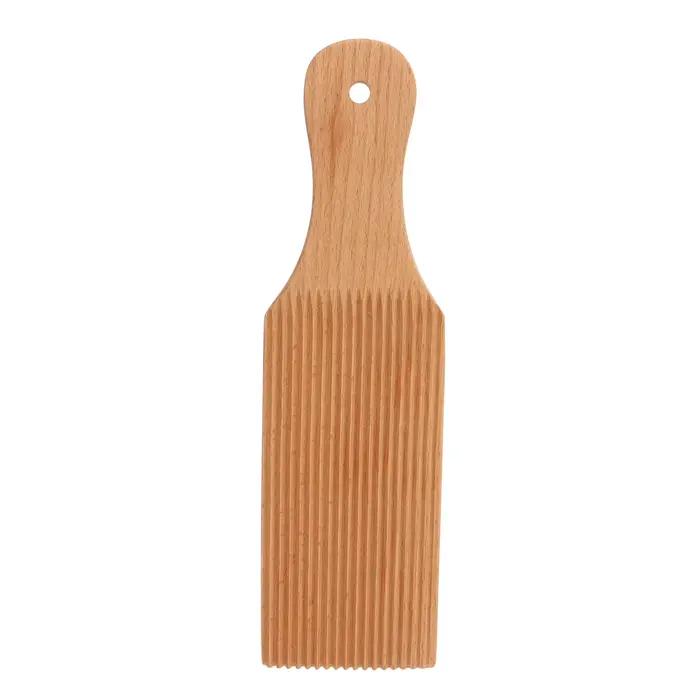 Planche à Gnocchi en Hêtre à Surface Lisse, Rouleau Pratique et observateur pour une Forme Parfaite,