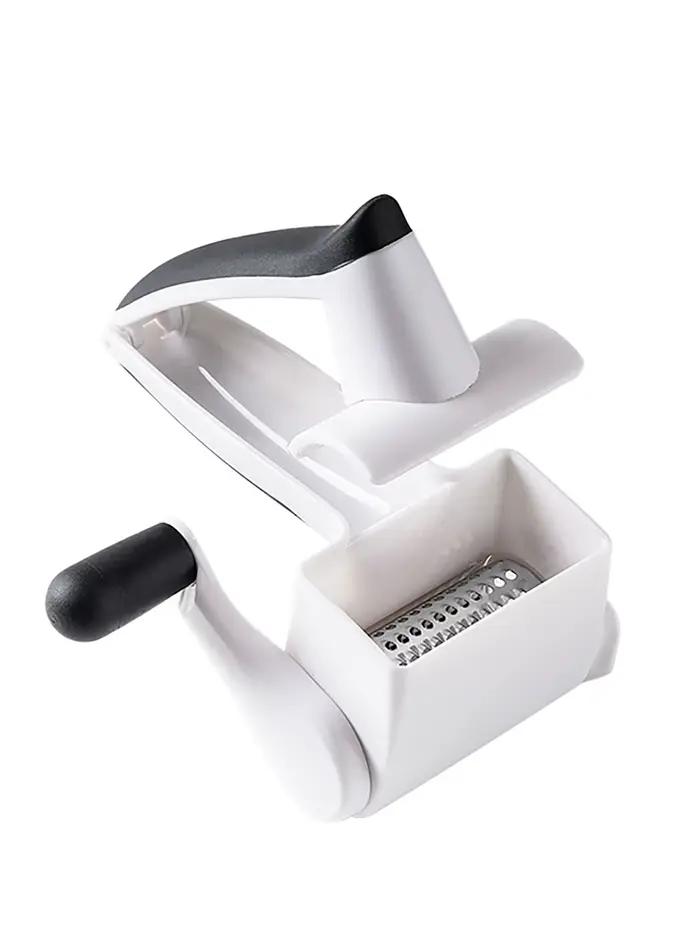 Râpe à fromage rotative classique – Râpe à main – Peut être utilisée pour le fromage dur, le chocola