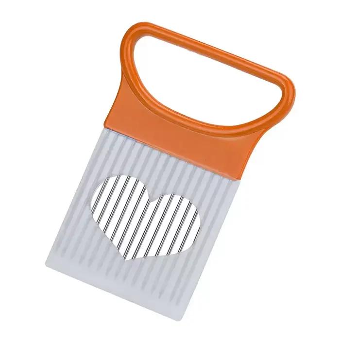 5 pièces : découpez les oignons sans effort avec cette trancheuse à oignons colorée en acier inoxyda