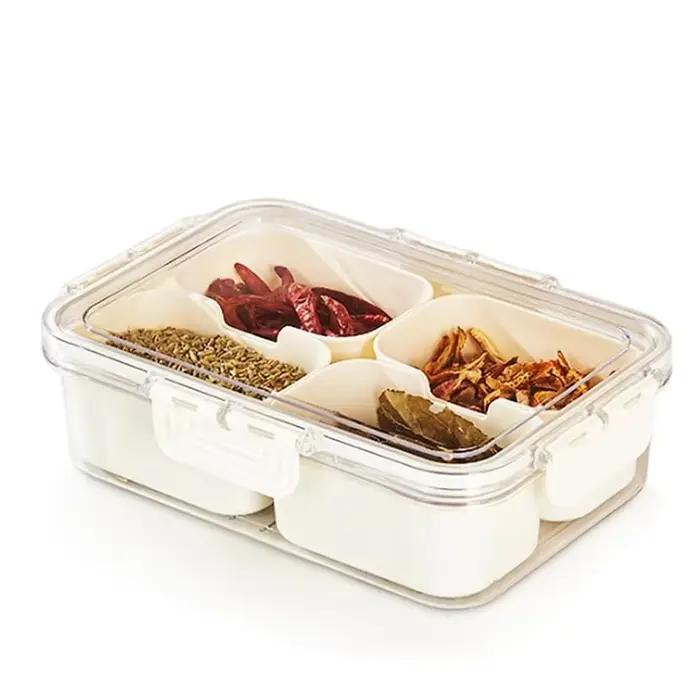 AA20-boîte de stockage des aliments multi-compartiments boîte alimentaire conteneur Transparent réfr