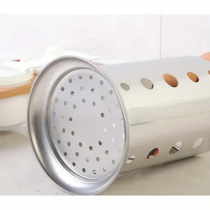 Support de rangement pour baguettes en acier inoxydable, 1 pièce, étagère, panier, couteau, fourchet