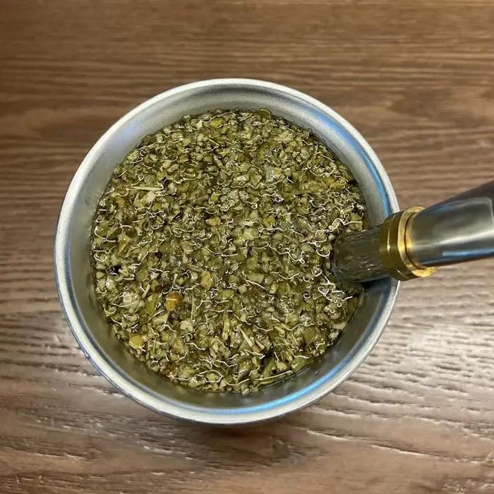 UPORS Yerba Mate Cup 304 acier inoxydable Double paroi 8oz courge Yerba Mate argentine avec Bombilla