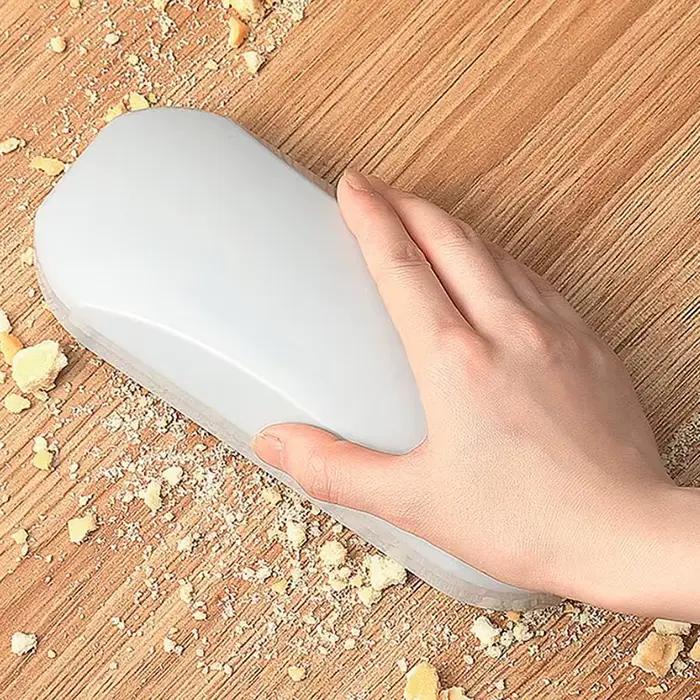 Brosse à poussière en plastique pour tapis et table de chevet, balayeuse de miettes, nettoyeur de pe