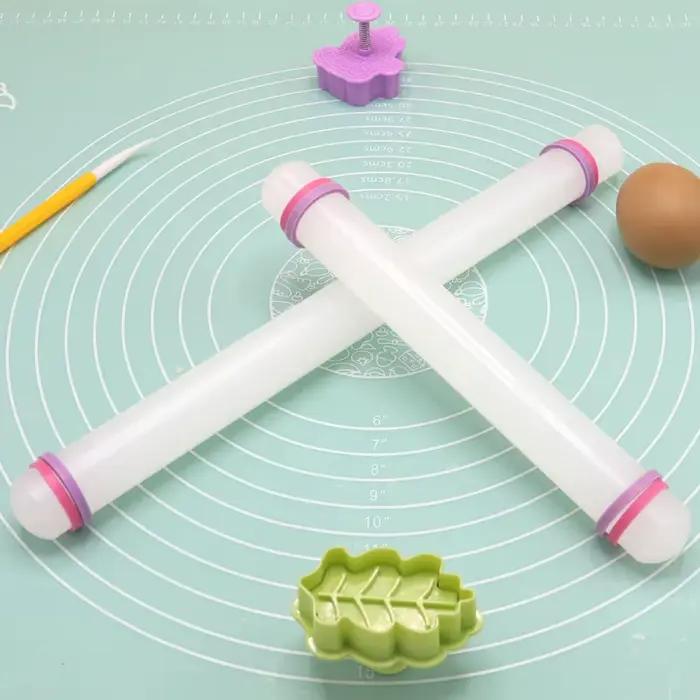 Rouleau à pâtisserie en plastique 23/33/45/50cm, outil de cuisson de gâteaux de cuisine PP, bâton de