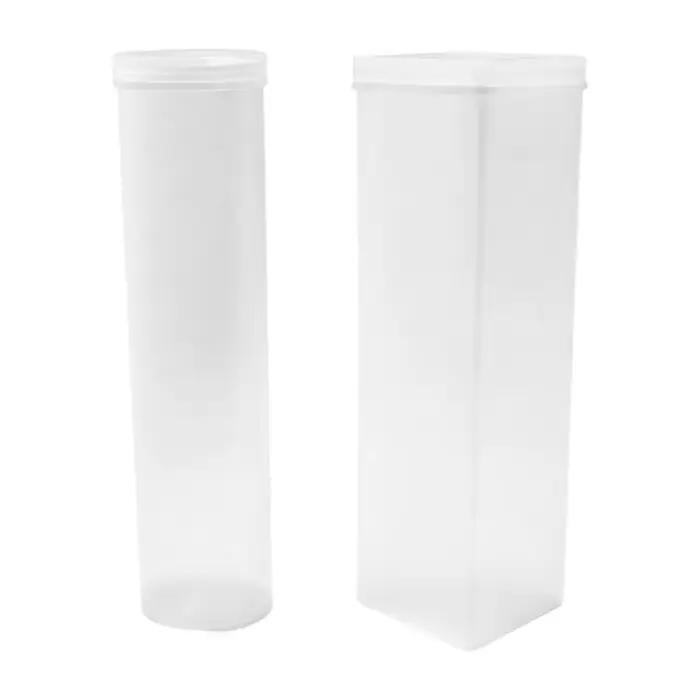 Boîte de rangement en plastique pour biscuits, 2 pièces, conteneurs de stockage alimentaire ronds/re