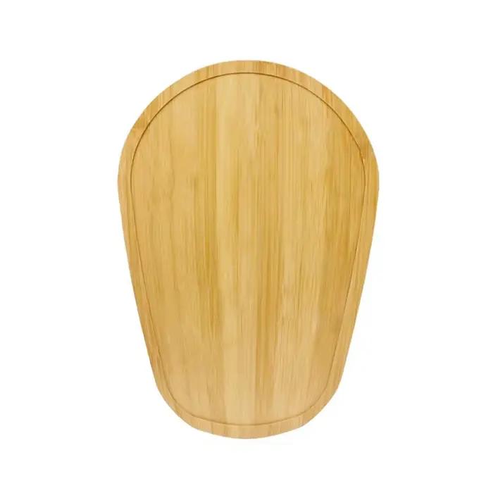 Tapis de glisse pour batteur mélangeur en bambou durable, couleur unie, antidérapant, base de glisse