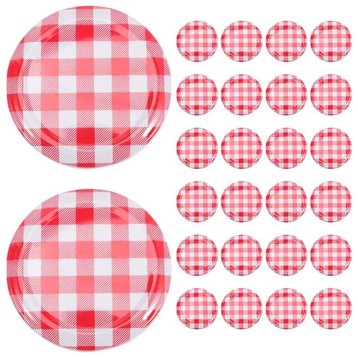 Bocaux à Confiture avec Vis à Large Ouverture, Bouchons de Stockage pour Conserver les Légumes, 40 P