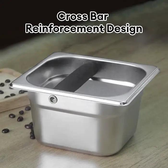 Knock Box-Poubelle à benne pour moudre le café Barista, poubelle à expresso anti-brûlure, mouture de