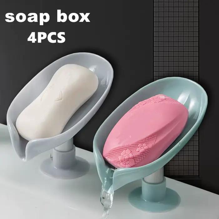 HORegina-Boîte de Vidange en Plastique avec Ventouse Décorative, Conception du Cuir oral elu, Auto-p