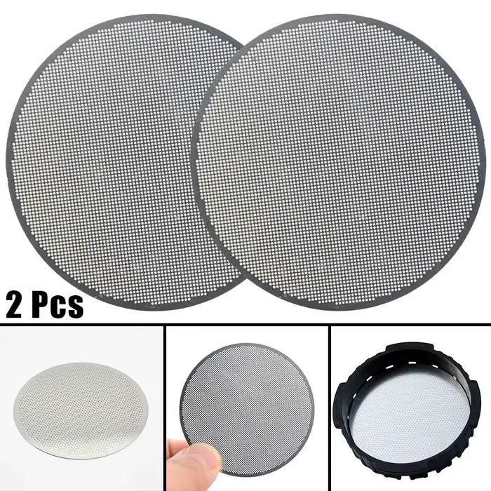 Filtres métalliques à café réutilisables, 2 pièces, maille de filtre à café en acier inoxydable, com