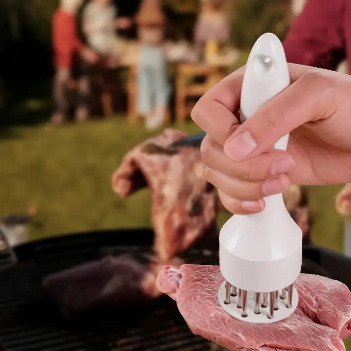 Marteau d'attendrisseur de viande de Steak en acier inoxydable, aiguille de viande en vrac, poinçonn