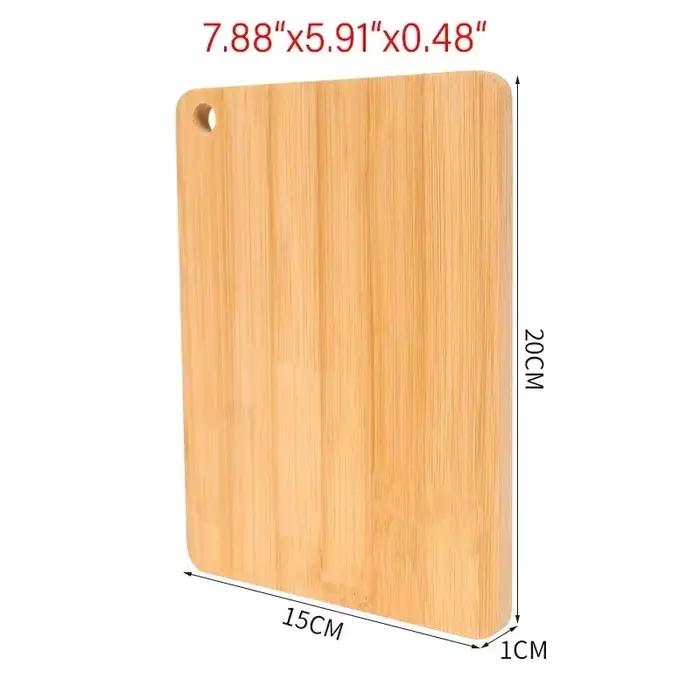 Planche à découper en bois double face pour cuisine, planche en bois épaisse, planche à découper épa