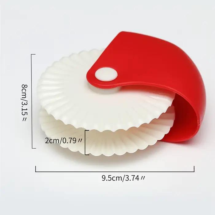 Roue de coupe de pâtisserie, croûte de tarte à Pizza, coupe-pâtisserie, décorateur de roue, pince à