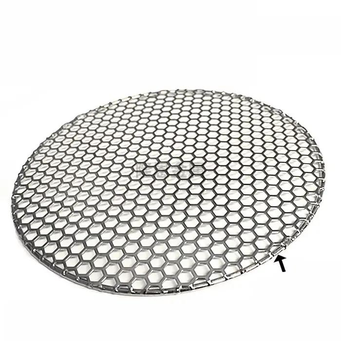 Grille de Barbecue ronde en acier inoxydable 304, 10-40CM de diamètre, qualité alimentaire, grille à