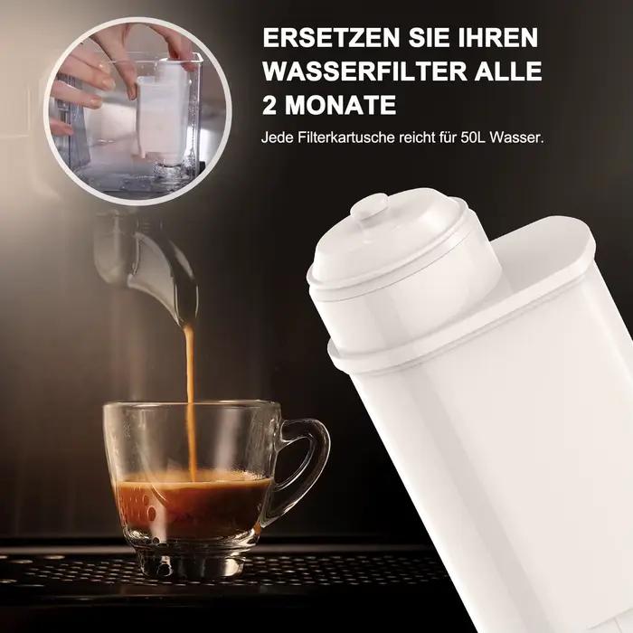 Cartouche de Filtre à Eau de Remplacement pour Machine à Café, 4/6 Pièces, pour Siemens EQ6 EQ9 TCZ7