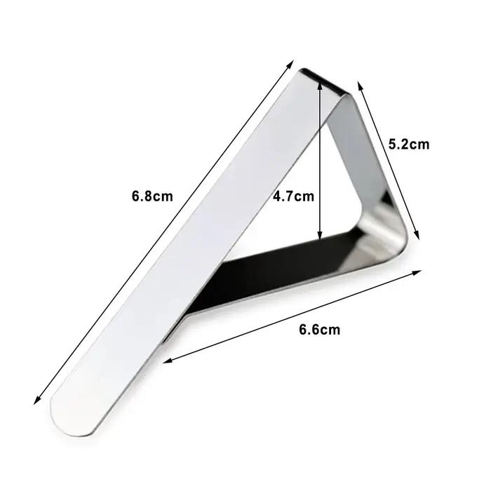 Pinces à nappe rondes en acier inoxydable, 8 pièces, pour couverture de Table de pique-nique de mari