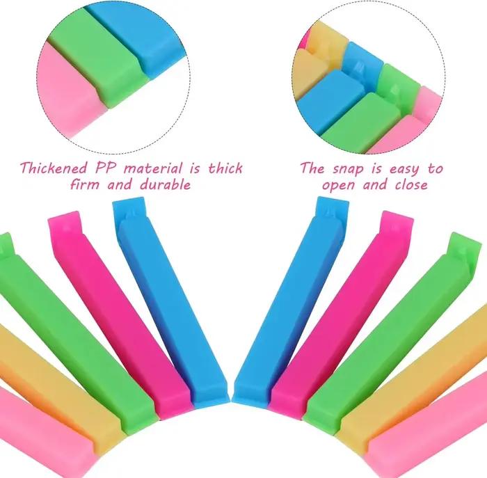 10/5 pièces Portable cuisine stockage alimentaire Snack joint scellage sac Clips scellant pince en p
