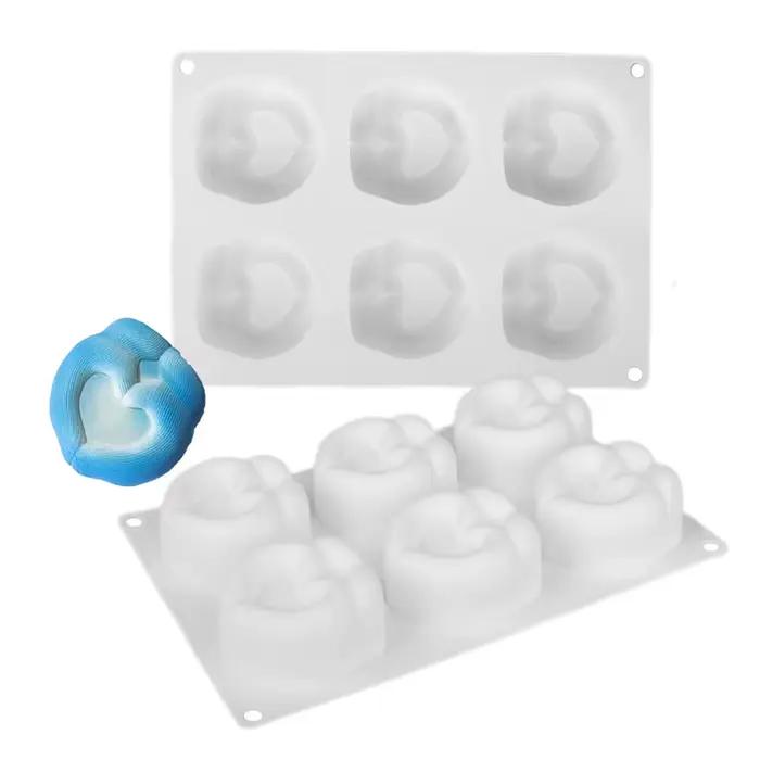 Moule à gâteau en Silicone 3D fleur d'amour