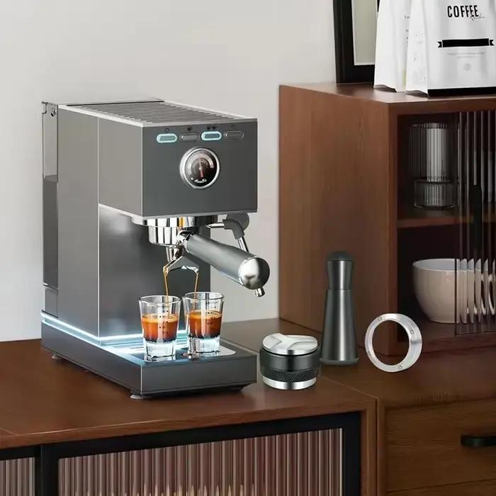 Ensemble pour passionnés de café, kit d'espresso 5 pièces avec distributeur, niveleur de doseur, outil WDT et entonnoir doseur, adapté pour 51/53/58 mm