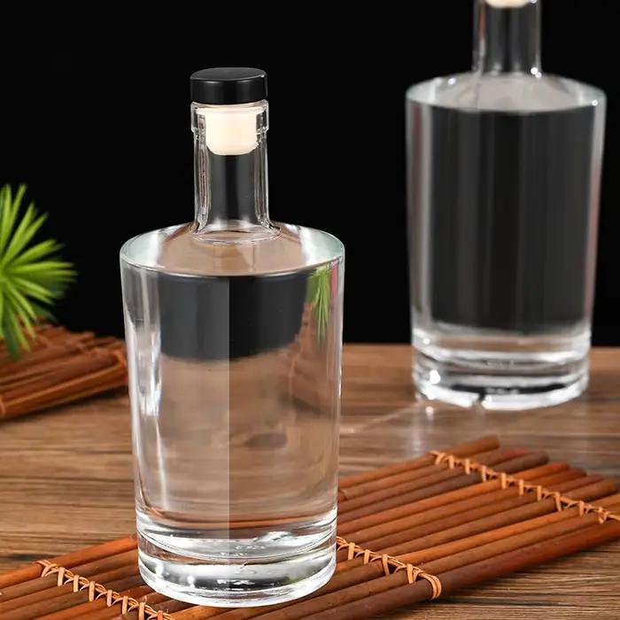 Carafe à whisky de style rond en verre sous émaillé pour bar professionnel et personnel occasions spéciales femmes hommes