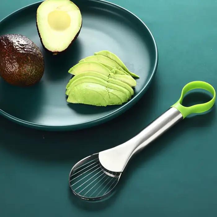 Couteau d'avocat 2 en 1 en acier inoxydable