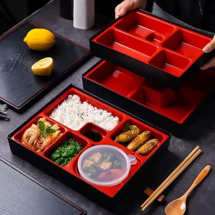 Boîte de rangement alimentaire JETTING avec compartiments pour déjeuner professionnel, plateau pour travailleurs, récipient alimentaire portable et multifonctionnel pour maison, bureau, camping et événements familiaux