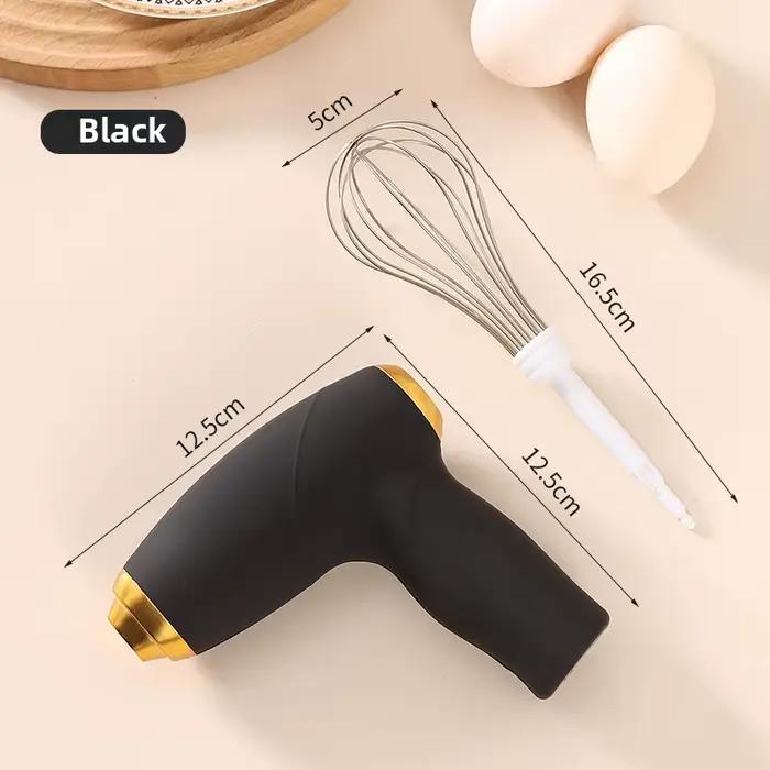 1 Mixeur Électrique, Batteur à Œufs, Double Fouet, Mixeur à Gâteau et Crème 3 Vitesses Type Pistolet, Mélangeur de Pâte, Mixeur Alimentaire