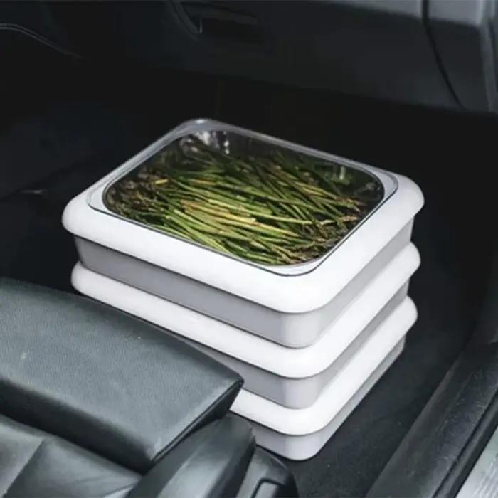 Support de casseroles en aluminium Portable empilable