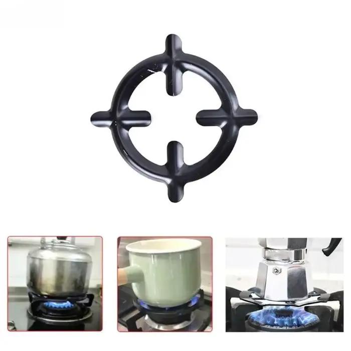 Anneau de cuisinière à gaz en fonte, réducteur de Pot, grilles durables, résistantes à la chaleur, support de Pot à café Moka, plaque de cuisson pour cuisinière, 1 pièce/2 pièces