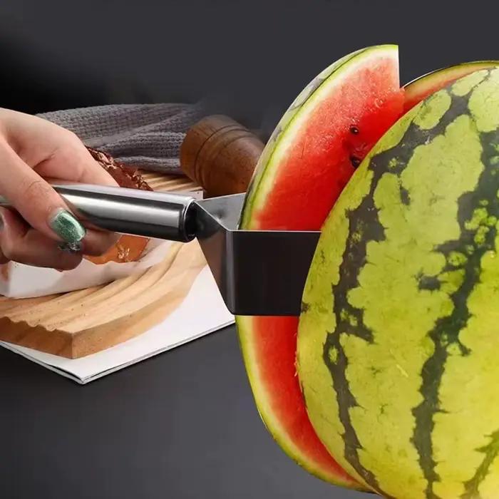 Coupe-pastèque en acier inoxydable