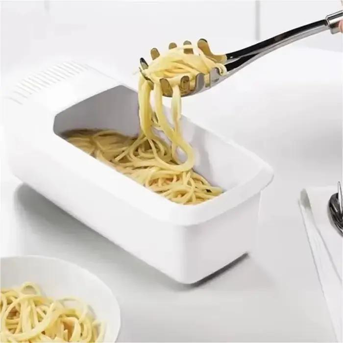 Boîte à pâtes en plastique réutilisable