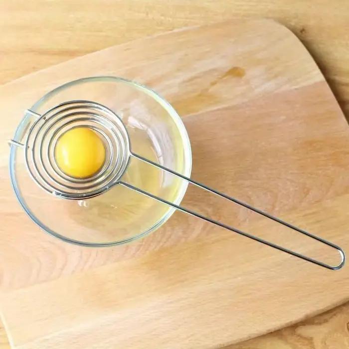 Séparateur de jaune d'œuf en acier inoxydable de qualité supérieure