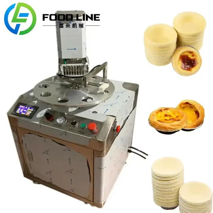 Machine à tarte aux œufs entièrement automatique pour la fabrication alimentaire professionnelle polyvalente et hautement productive